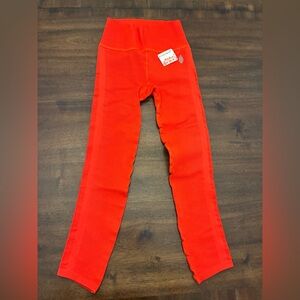 Free People Movement Leggings XS New NWT Ripe Persimmon Red Workout